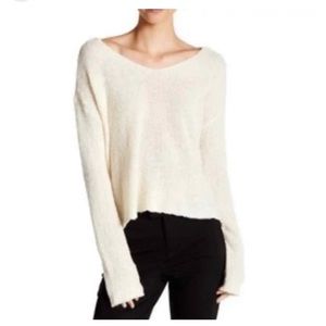 ATM V-Neck Wool Cashmere Silk Sweater Size Small